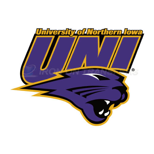 Northern Iowa Panthers Logo T-shirts Iron On Transfers N5675 - Click Image to Close